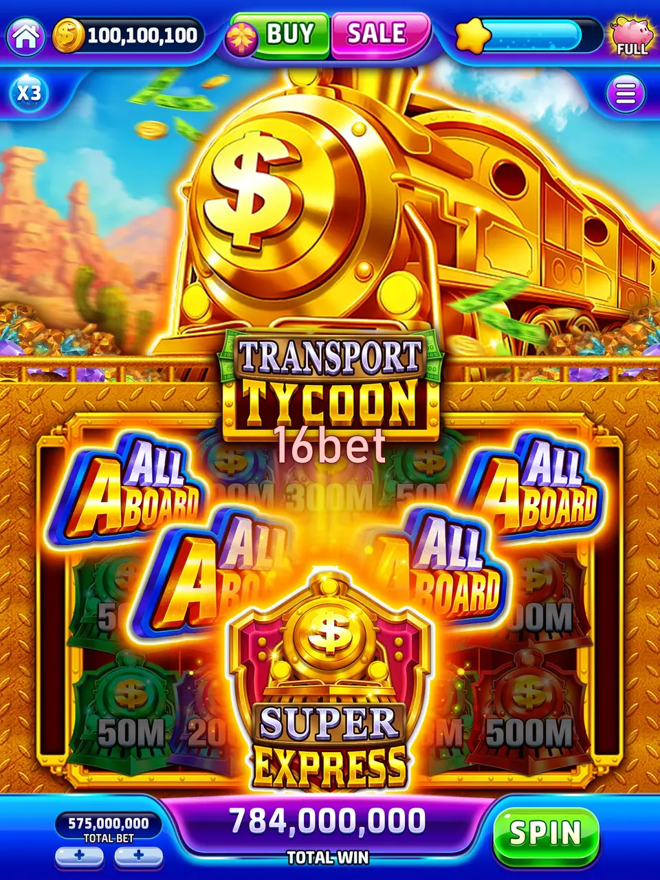 16bet Login